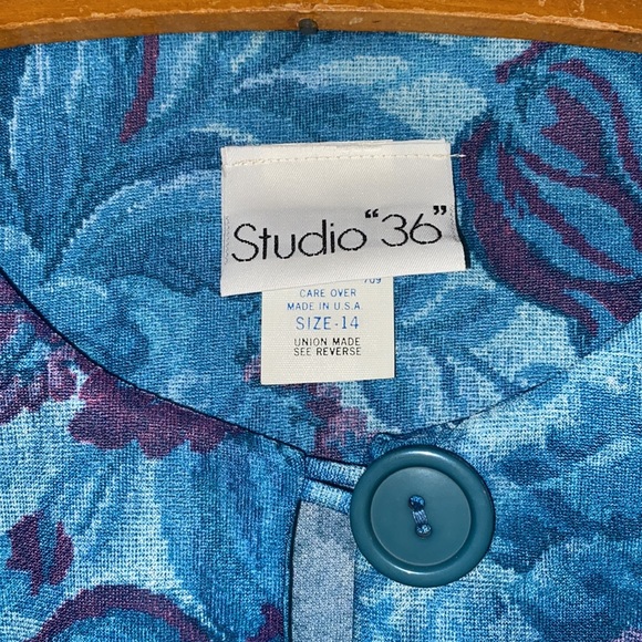 NWT Vintage Union Made Floral Dress - Picture 2 of 5